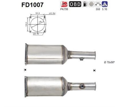 Filtru de particule - AS FD1007