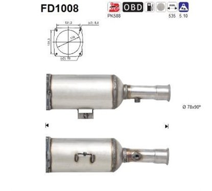 Filtru de particule - AS FD1008