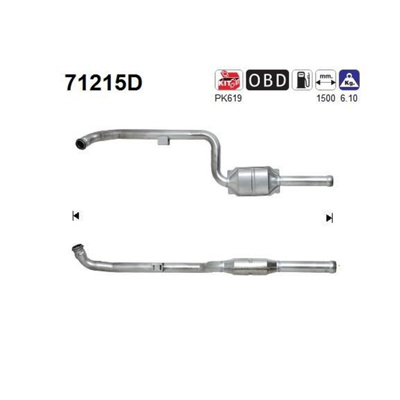 Catalizator MERCEDES-BENZ Clasa C - AS 71215D