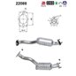 Catalizator HONDA Jazz Hatchback (GD, GE3, GE2) - AS 22088