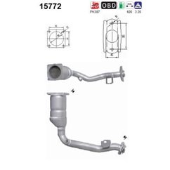 Catalizator CITROЁN C3, C2 - AS 15772