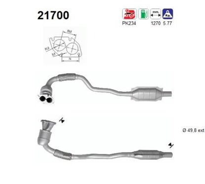 Catalizator - AS 21700