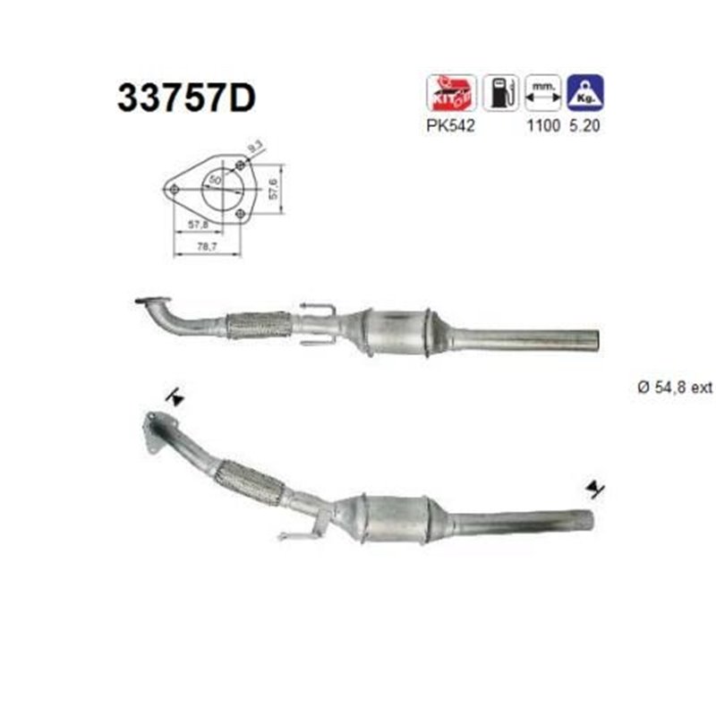 Catalizator - AS 33757D