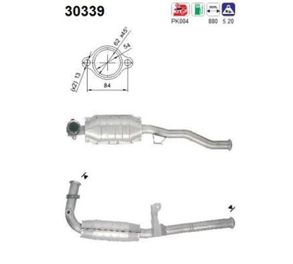 Catalizator RENAULT MEGANE - AS 30339