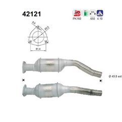 Catalizator AUDI A4 B5 Sedan (8D2) - AS 42121