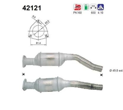 Catalizator AUDI A4 B5 Sedan (8D2) - AS 42121