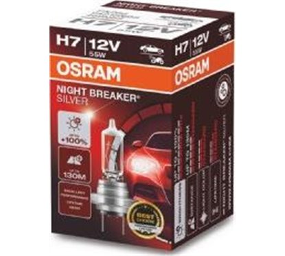 Bec H7 12v 55w Night Breaker Silver Osram