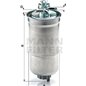 Filtru Combustibil Mann-Filter