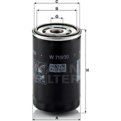 Filtru ulei Mann-Filter W 719/30 W 719/30 la reducere -15%