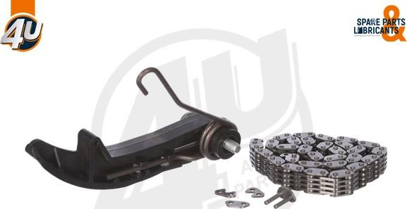 4U Autoparts 44100VV - Lant, angrenare pompa ulei aaoparts.ro