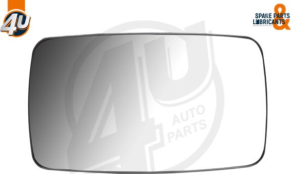 4U Autoparts 41502MR - Sticla oglinda, oglinda retrovizoare exterioara aaoparts.ro