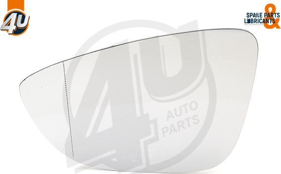 4U Autoparts 41526VV - Sticla oglinda, oglinda retrovizoare exterioara aaoparts.ro