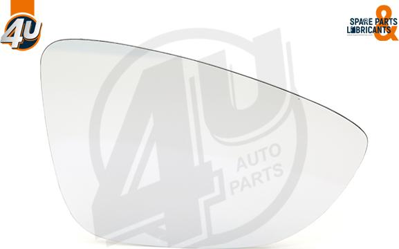 4U Autoparts 41527VV - Sticla oglinda, oglinda retrovizoare exterioara aaoparts.ro