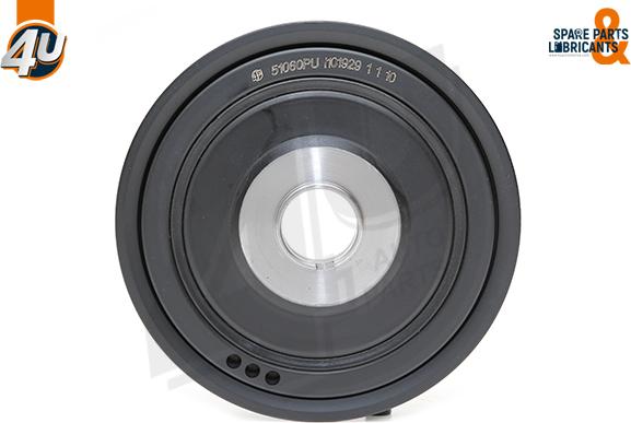 4U Autoparts 51060PU - Fulie curea, arbore cotit aaoparts.ro