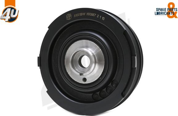 4U Autoparts 51001BW - Fulie curea, arbore cotit aaoparts.ro