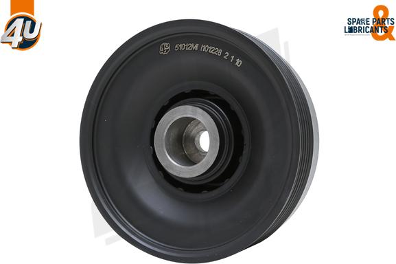 4U Autoparts 51012MI - Fulie curea, arbore cotit aaoparts.ro