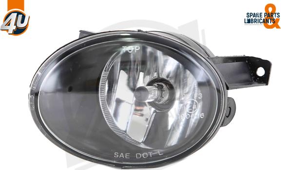 4U Autoparts 60222VV - Proiector ceata aaoparts.ro