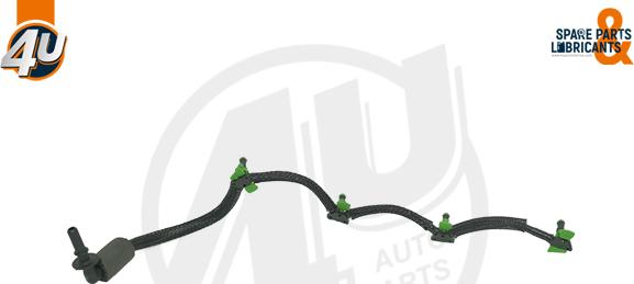 4U Autoparts 61622PU - Conducta alimentare cu combustibil aaoparts.ro