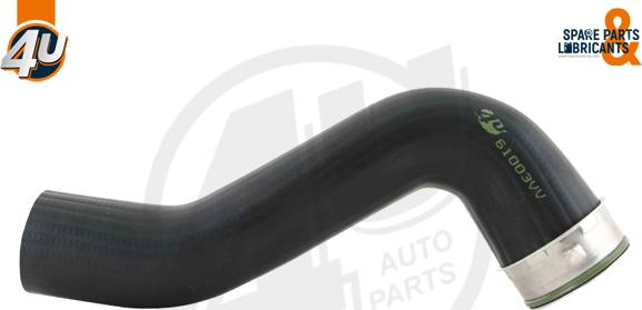 4U Autoparts 61003VV - Furtun aer supraalimentare aaoparts.ro