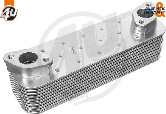 4U Autoparts 14129MN - Radiator ulei, ulei motor aaoparts.ro