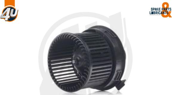 4U Autoparts 14858PU - Ventilator, habitaclu aaoparts.ro