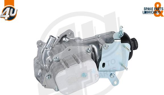 4U Autoparts 14290PU - Radiator ulei, ulei motor aaoparts.ro