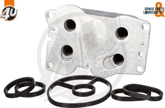 4U Autoparts 14281PU - Radiator ulei, ulei motor aaoparts.ro
