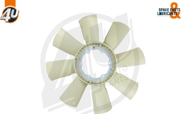 4U Autoparts 15483SC - Ventilator, radiator aaoparts.ro