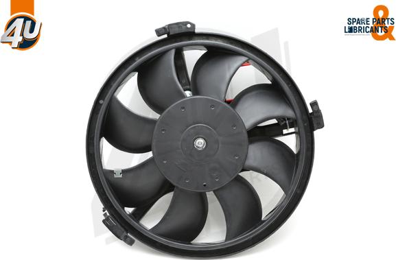4U Autoparts 15256VV - Ventilator, radiator aaoparts.ro