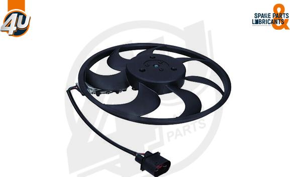 4U Autoparts 15268VV - Ventilator, radiator aaoparts.ro