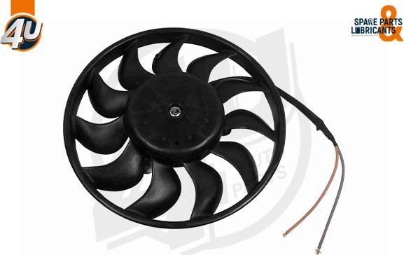 4U Autoparts 15280VV - Ventilator, radiator aaoparts.ro