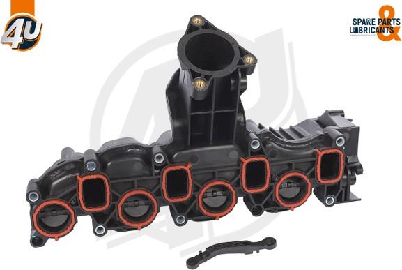 4U Autoparts 16577VV - Galerie admisie, alimentare cu aer aaoparts.ro