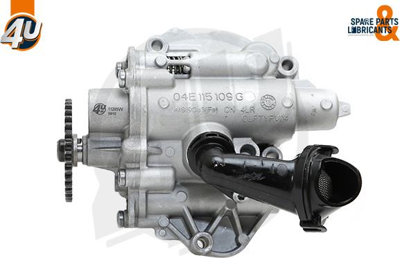 4U Autoparts 11285VV - Pompa ulei aaoparts.ro