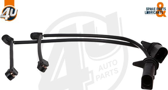 4U Autoparts 12492VV - Senzor de avertizare,uzura placute de frana aaoparts.ro