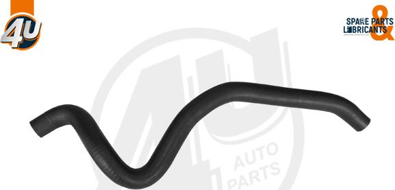 4U Autoparts 12869MN - Furtun radiator aaoparts.ro