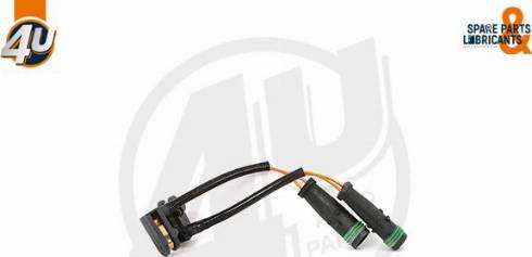 4U Autoparts 12362MR - Senzor de avertizare,uzura placute de frana aaoparts.ro