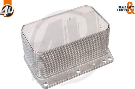 4U Autoparts 17390RN - Radiator ulei, ulei motor aaoparts.ro