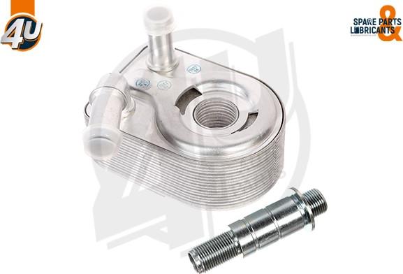 4U Autoparts 17348FR - Radiator ulei, ulei motor aaoparts.ro