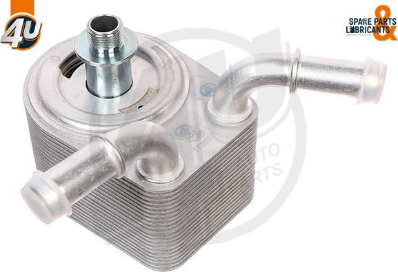4U Autoparts 17363FR - Radiator ulei, ulei motor aaoparts.ro