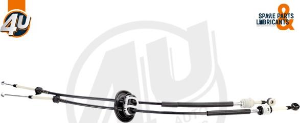 4U Autoparts 39502PU - Cablu,transmisie manuala aaoparts.ro