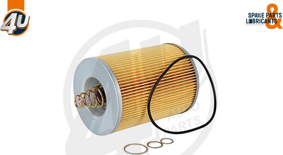 4U Autoparts 38663ME - Filtru ulei aaoparts.ro