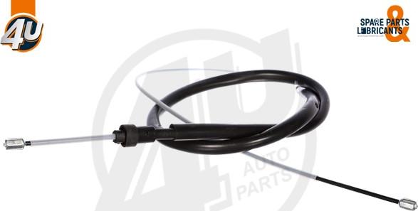 4U Autoparts 38333PU - Cablu, frana de parcare aaoparts.ro