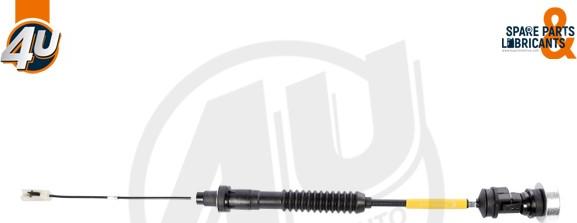 4U Autoparts 38285PU - Cablu ambreiaj aaoparts.ro