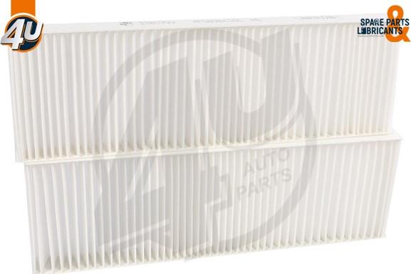 4U Autoparts 33912VV - Filtru, aer habitaclu aaoparts.ro