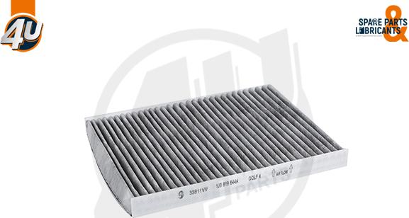 4U Autoparts 33811VV - Filtru, aer habitaclu aaoparts.ro