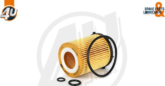 4U Autoparts 33217MR - Filtru ulei aaoparts.ro