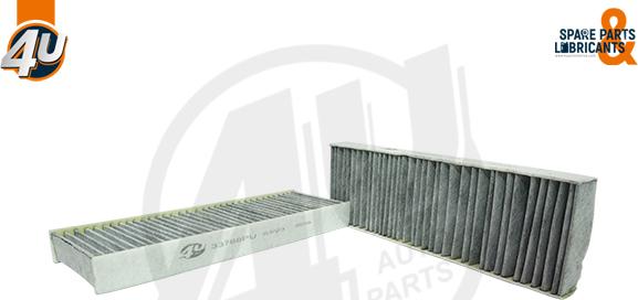 4U Autoparts 33788PU - Filtru, aer habitaclu aaoparts.ro