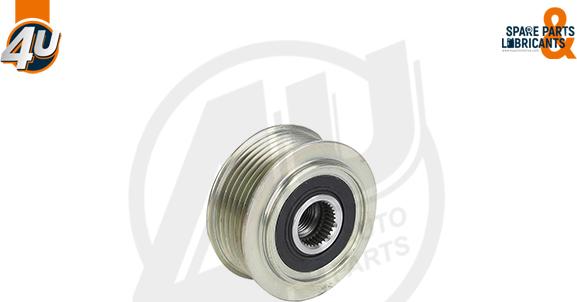 4U Autoparts 32615VV - Fulie, alternator aaoparts.ro