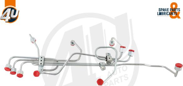 4U Autoparts 29683VO - Conducta de inalta presiune, inst. de injectie aaoparts.ro