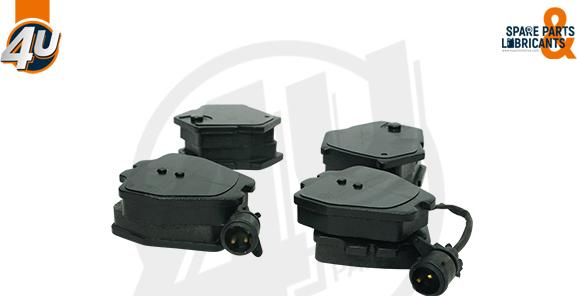 4U Autoparts 22464VV - Set placute frana,frana disc aaoparts.ro